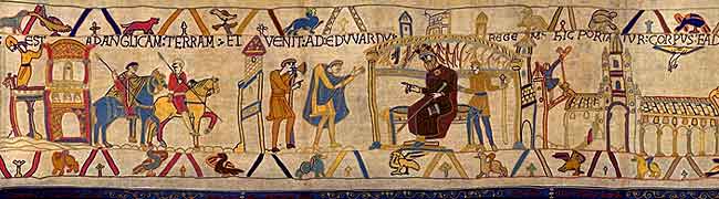 The Return scene 1 - Bayeux Tapestry